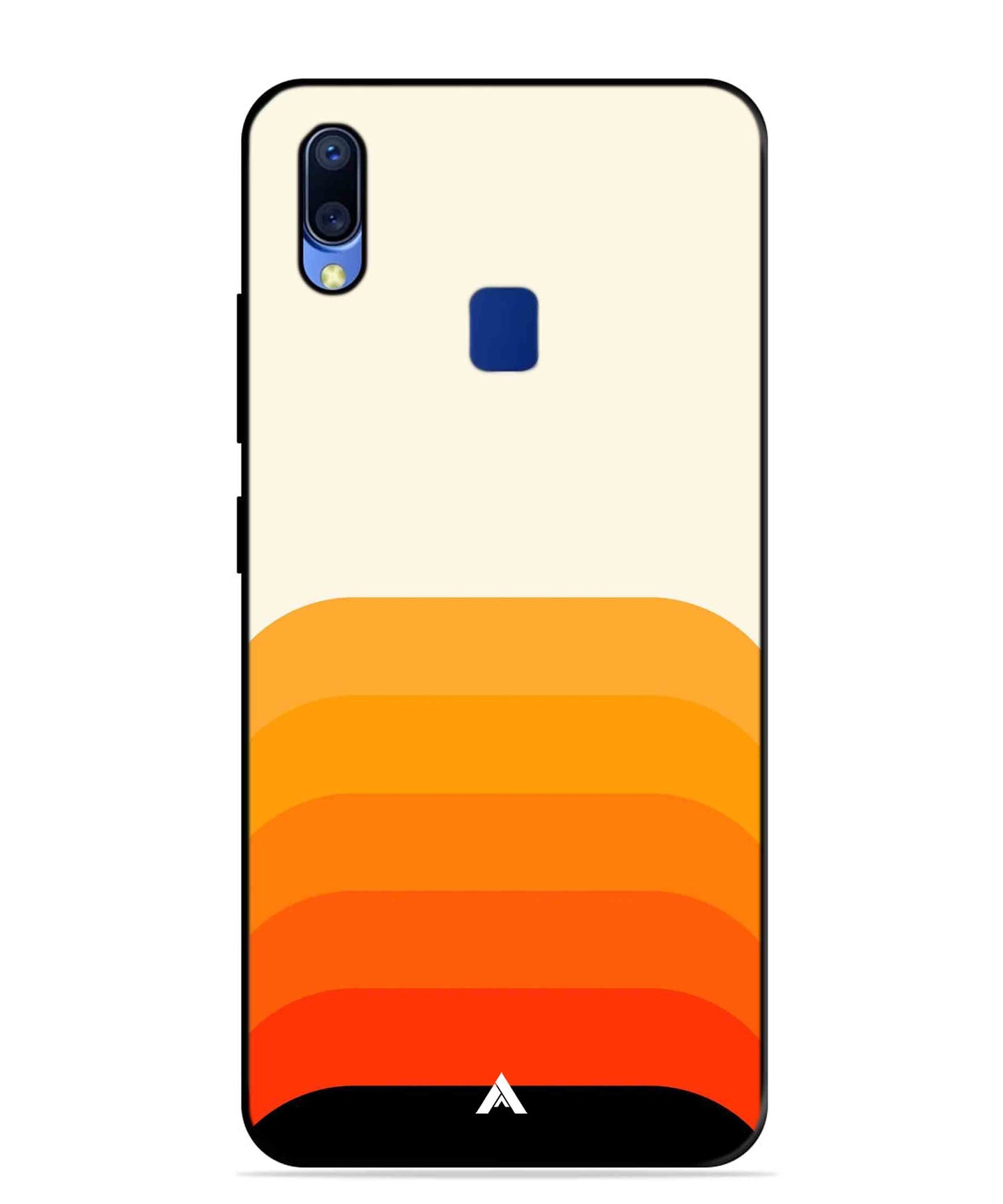 Stripe Pattern 9 Metal Back Cover Phone Case for Vivo Y95