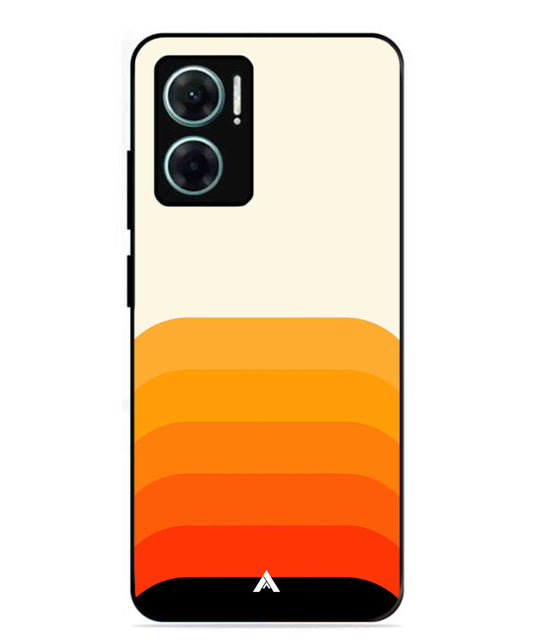 Stripe Pattern 9 Metal Back Cover Phone Case for Xiaomi Redmi 11 Prime 5G