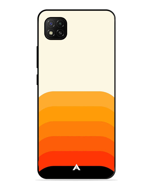 Stripe Pattern 9 Metal Back Cover Phone Case for Xiaomi Redmi Activ 9