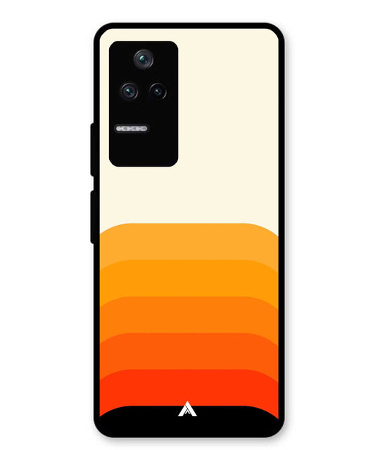 Stripe Pattern 9 Metal Back Cover Phone Case for Xiaomi Redmi K40s