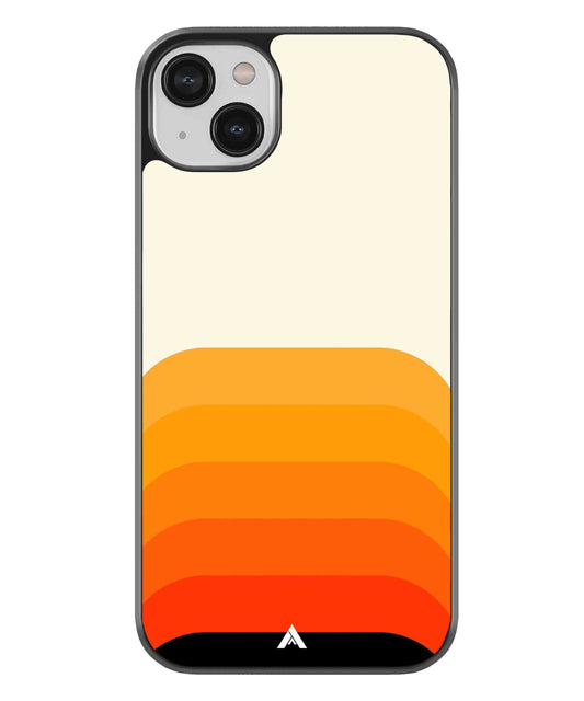 Stripe Pattern 9 Metal Back Cover Phone Case for iPhone 13