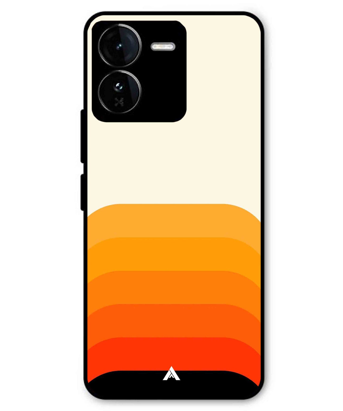 Stripe Pattern 9 Metal Back Cover Phone Case for iQOO Z9