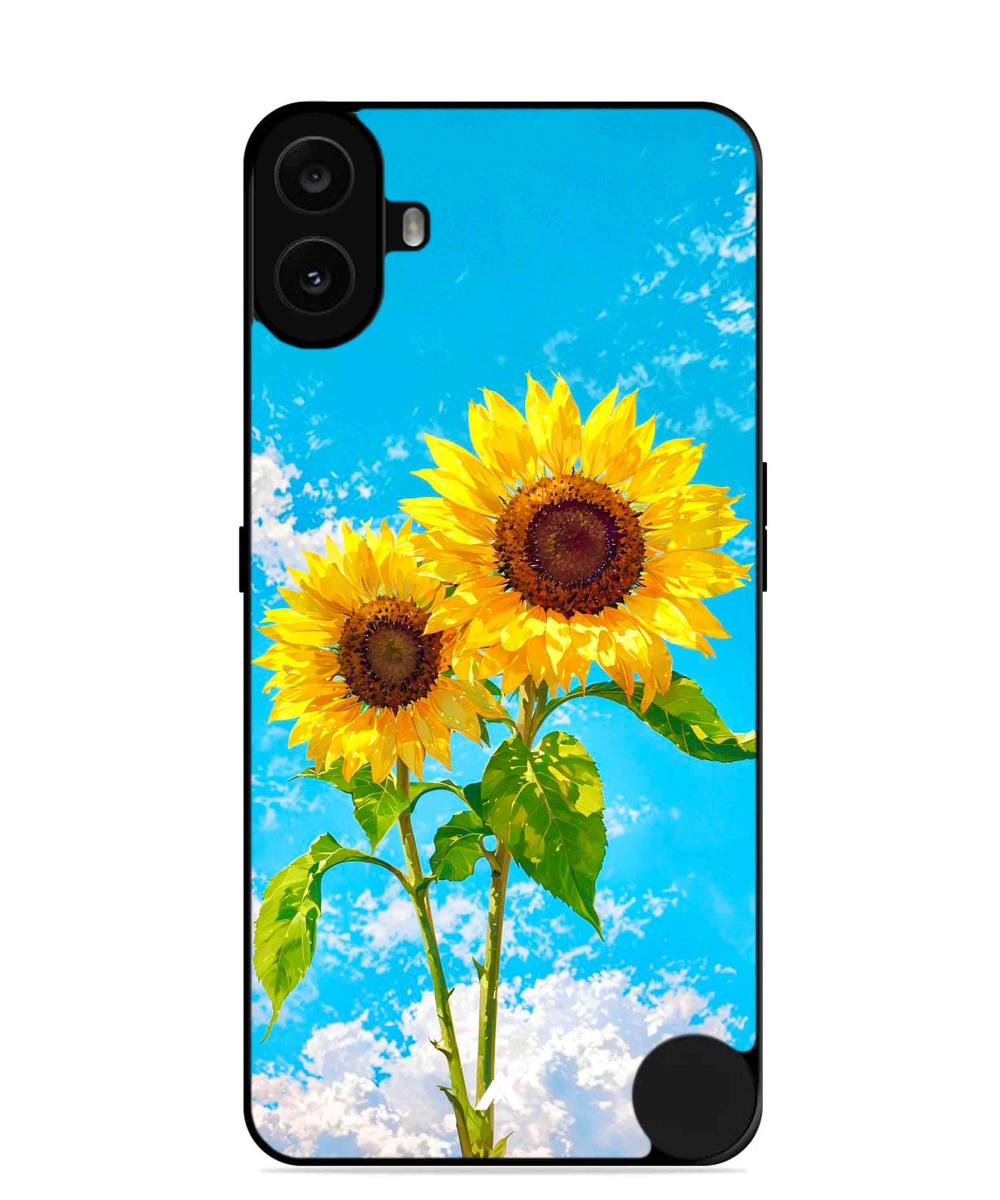 Sunflower Metal Back Cover Phone Case for Nothing CMF Phone 1