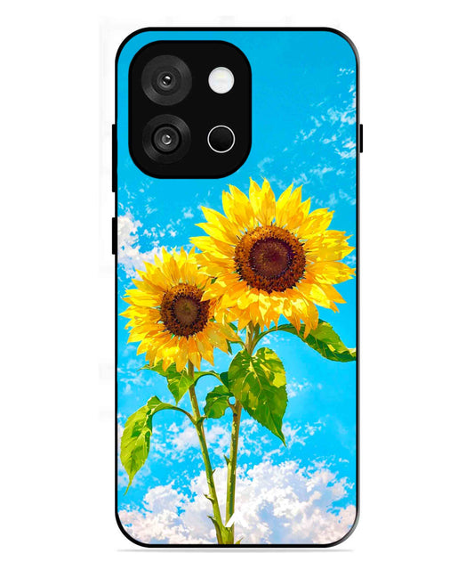 Sunflower Metal Back Cover Phone Case for Oneplus 13s