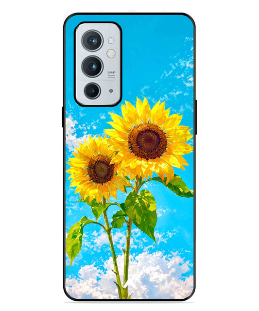 Sunflower Metal Back Cover Phone Case for Oneplus 9RT