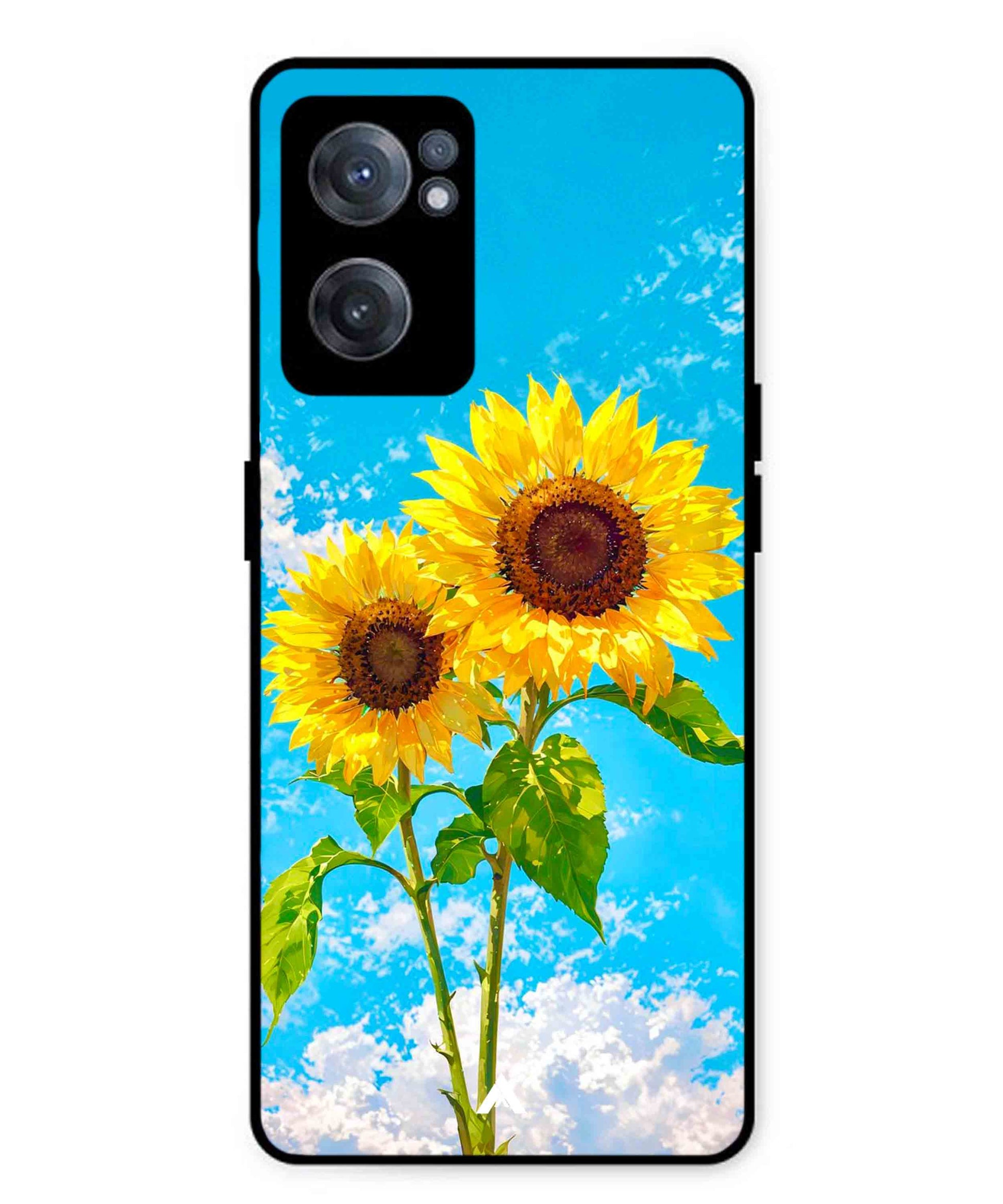 Sunflower Metal Back Cover Phone Case for Oneplus Nord CE 2