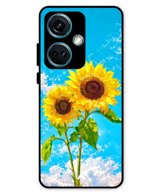 Sunflower Metal Back Cover Phone Case for Oneplus Nord CE 3