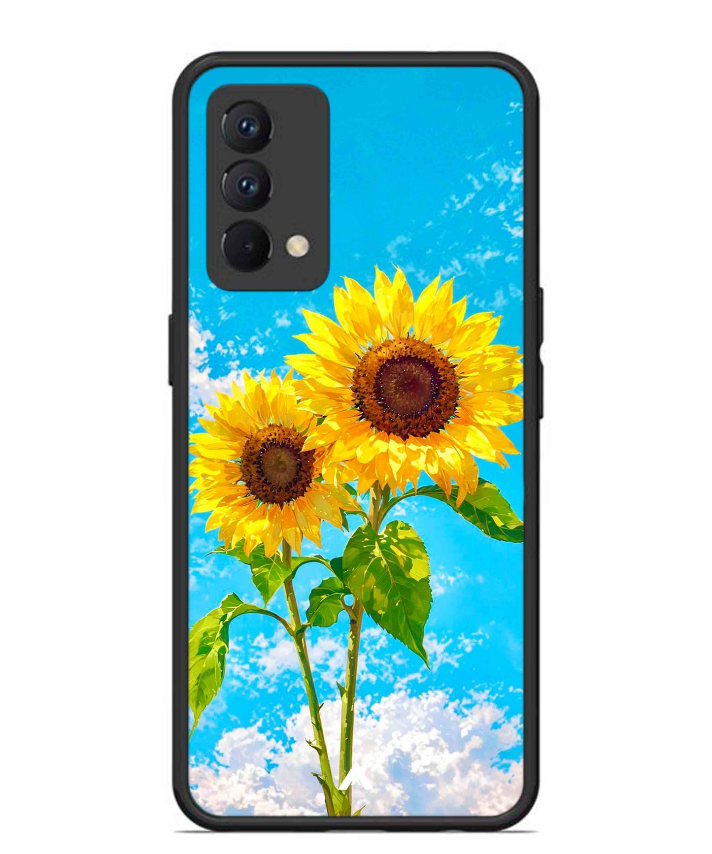 Sunflower Metal Back Cover Phone Case for Realme GT Master Edition