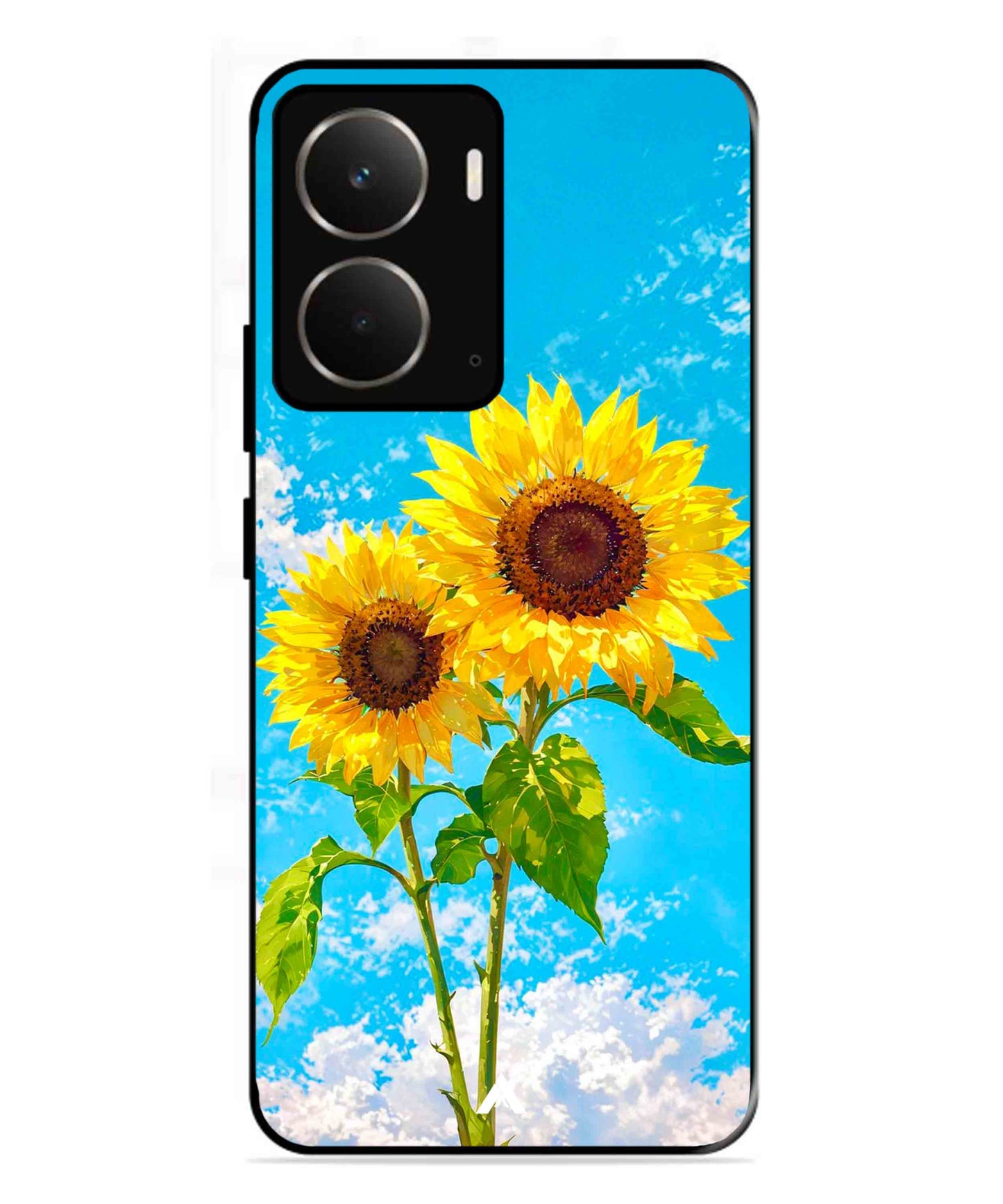 Sunflower Metal Back Cover Phone Case for Realme P3