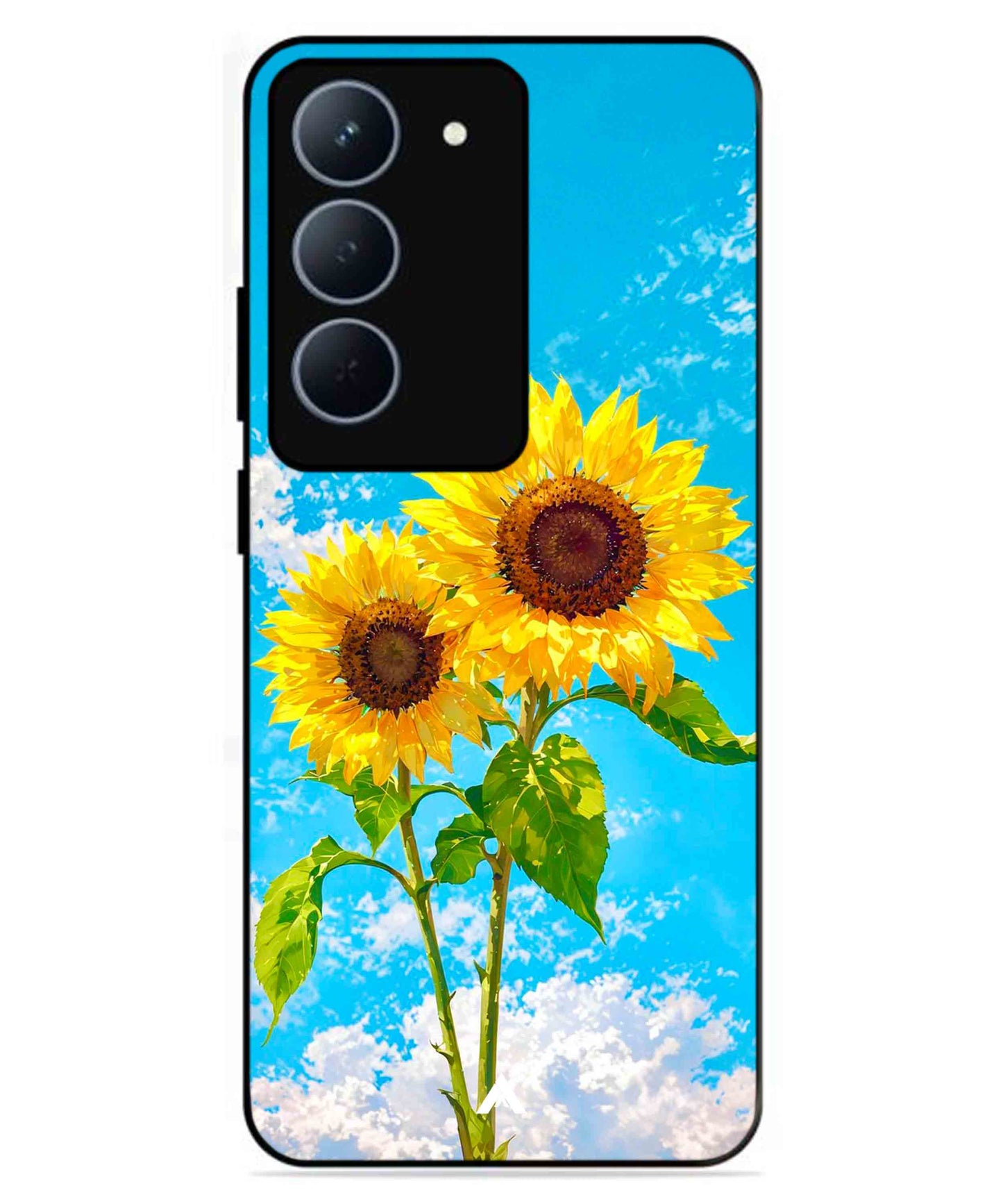 Sunflower Metal Back Cover Phone Case for Realme P3X