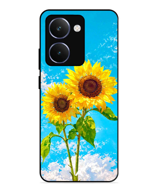 Sunflower Metal Back Cover Phone Case for Realme P3 Ultra