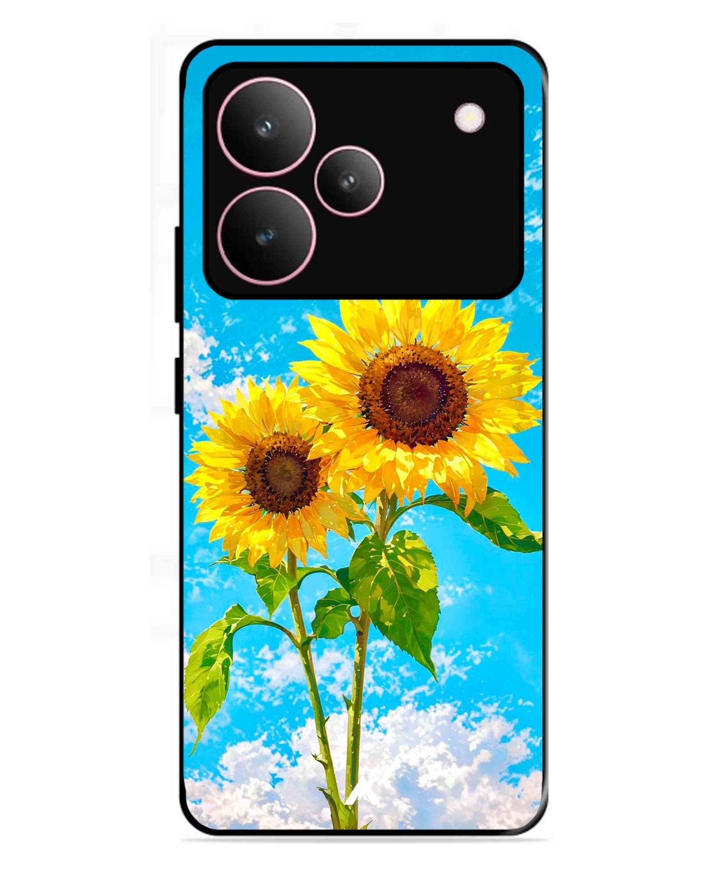 Sunflower Metal Back Cover Phone Case for Realme P4