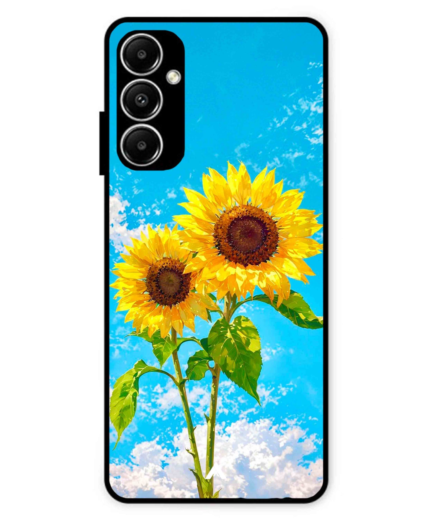Sunflower Metal Back Cover Phone Case for Samsung Galaxy A05s