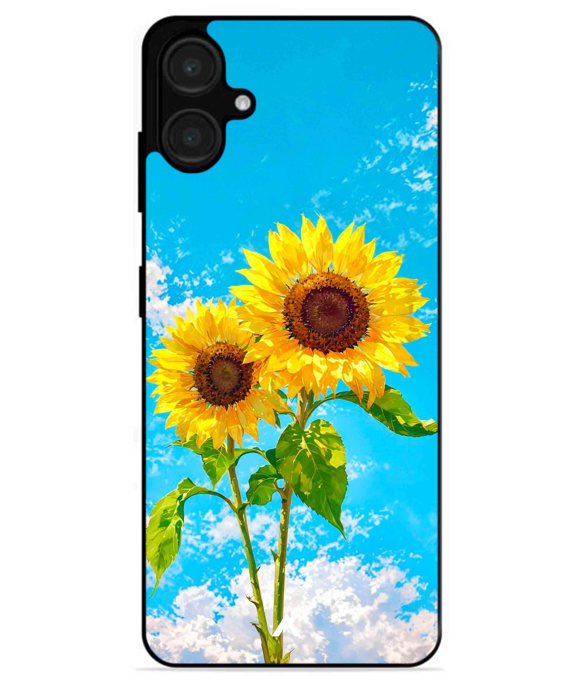 Sunflower Metal Back Cover Phone Case for Samsung Galaxy A06