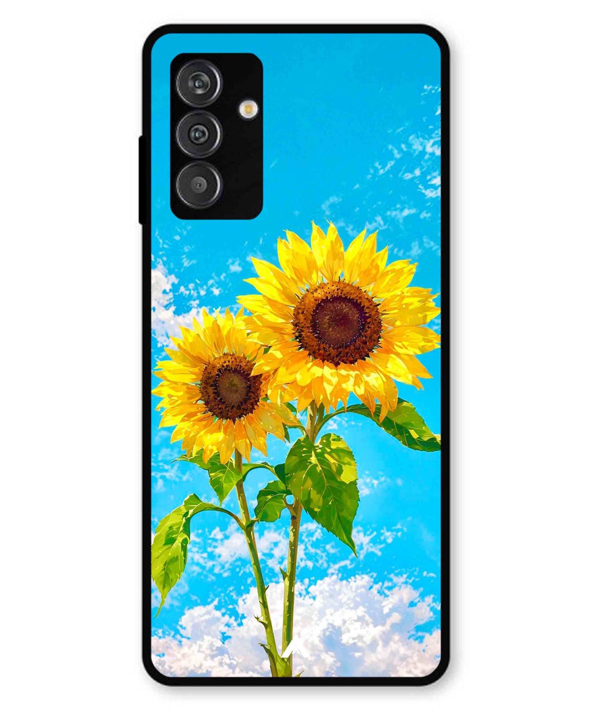 Sunflower Metal Back Cover Phone Case for Samsung Galaxy F14