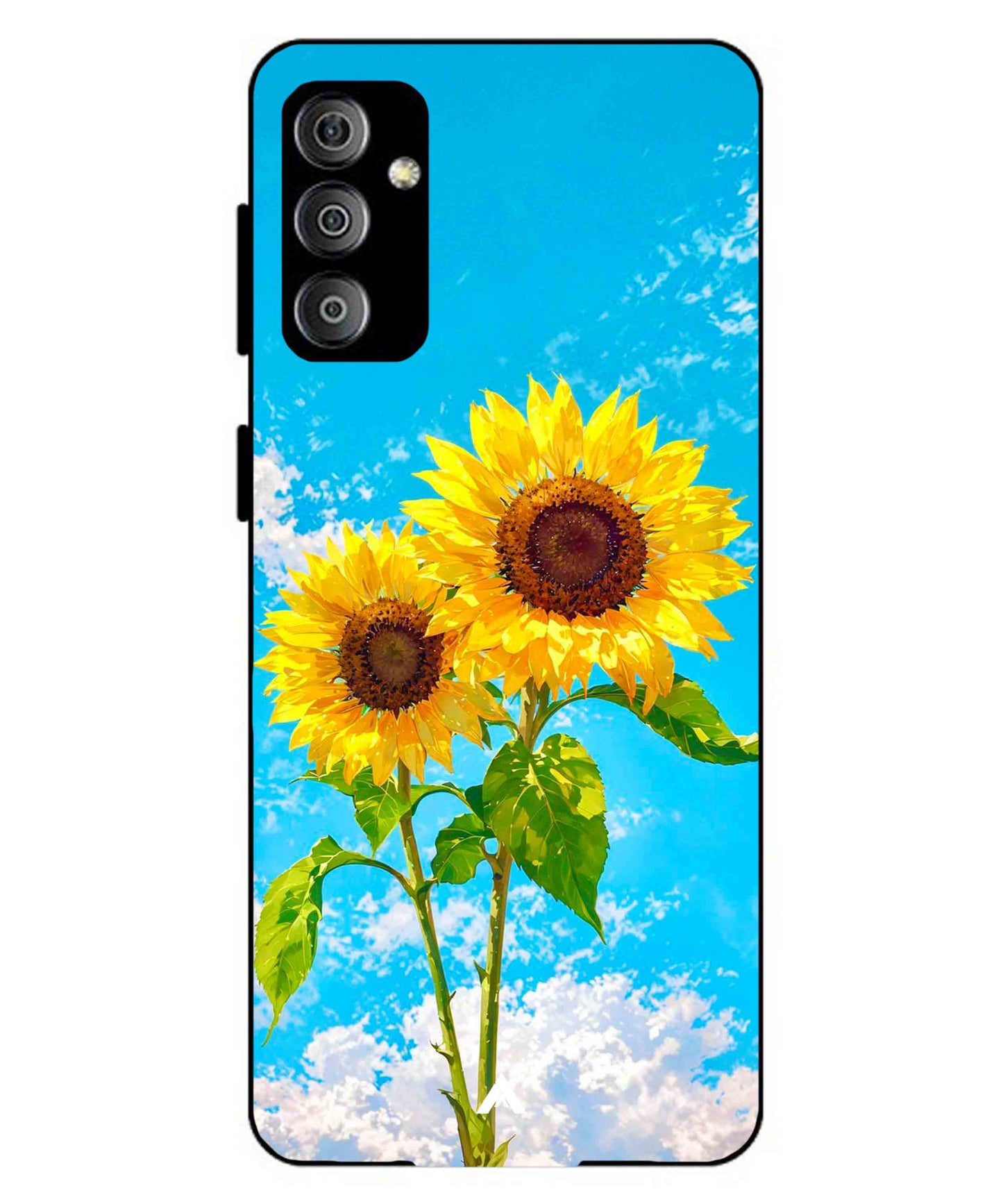 Sunflower Metal Back Cover Phone Case for Samsung Galaxy F23