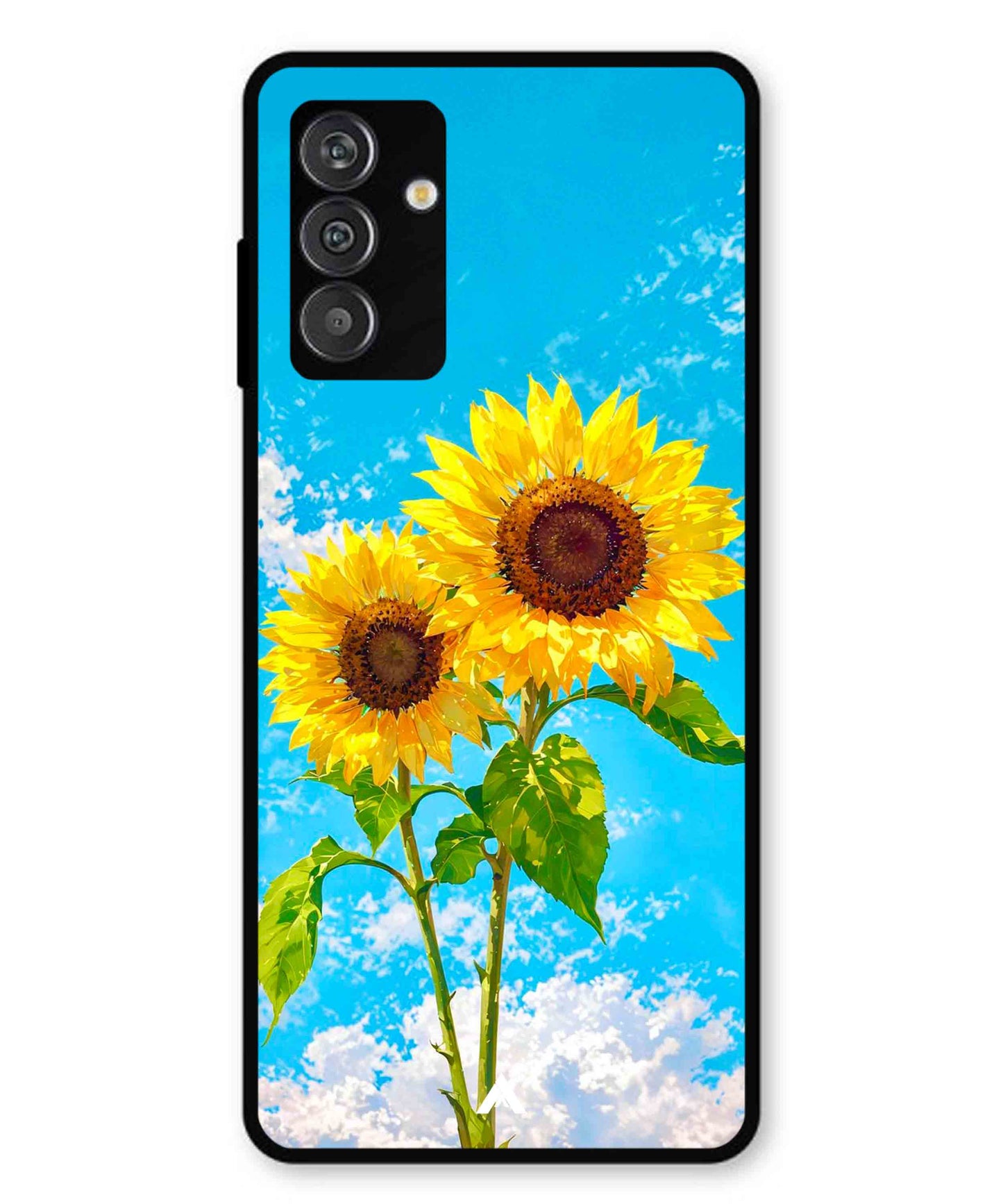 Sunflower Metal Back Cover Phone Case for Samsung Galaxy M14