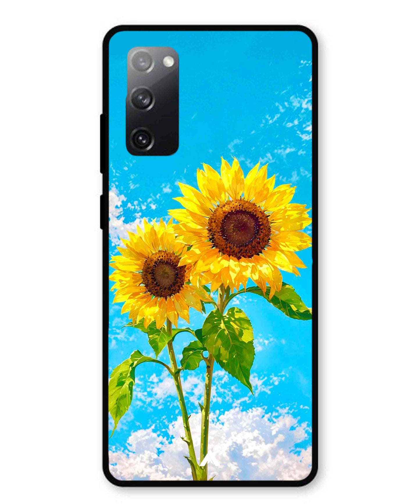 Sunflower Metal Back Cover Phone Case for Samsung Galaxy S20