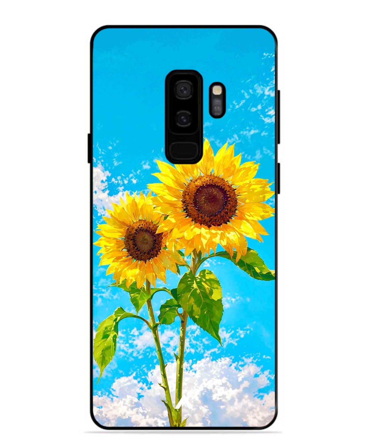 Sunflower Metal Back Cover Phone Case for Samsung Galaxy S9 Plus