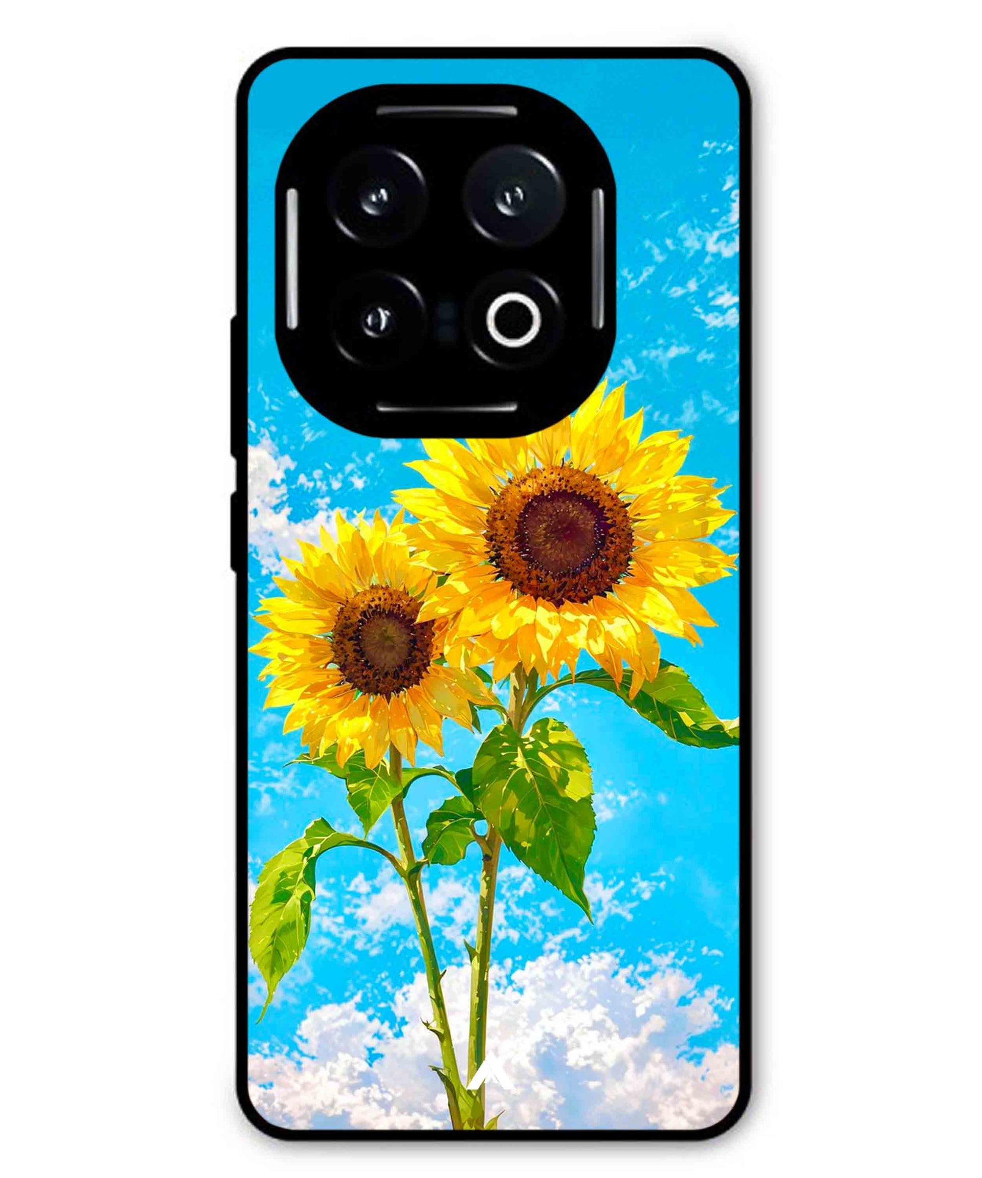 Sunflower Metal Back Cover Phone Case for iQOO 13