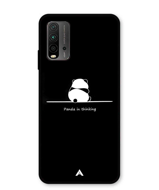 Thinking Panda Metal Back Cover Phone Case for Poco M3