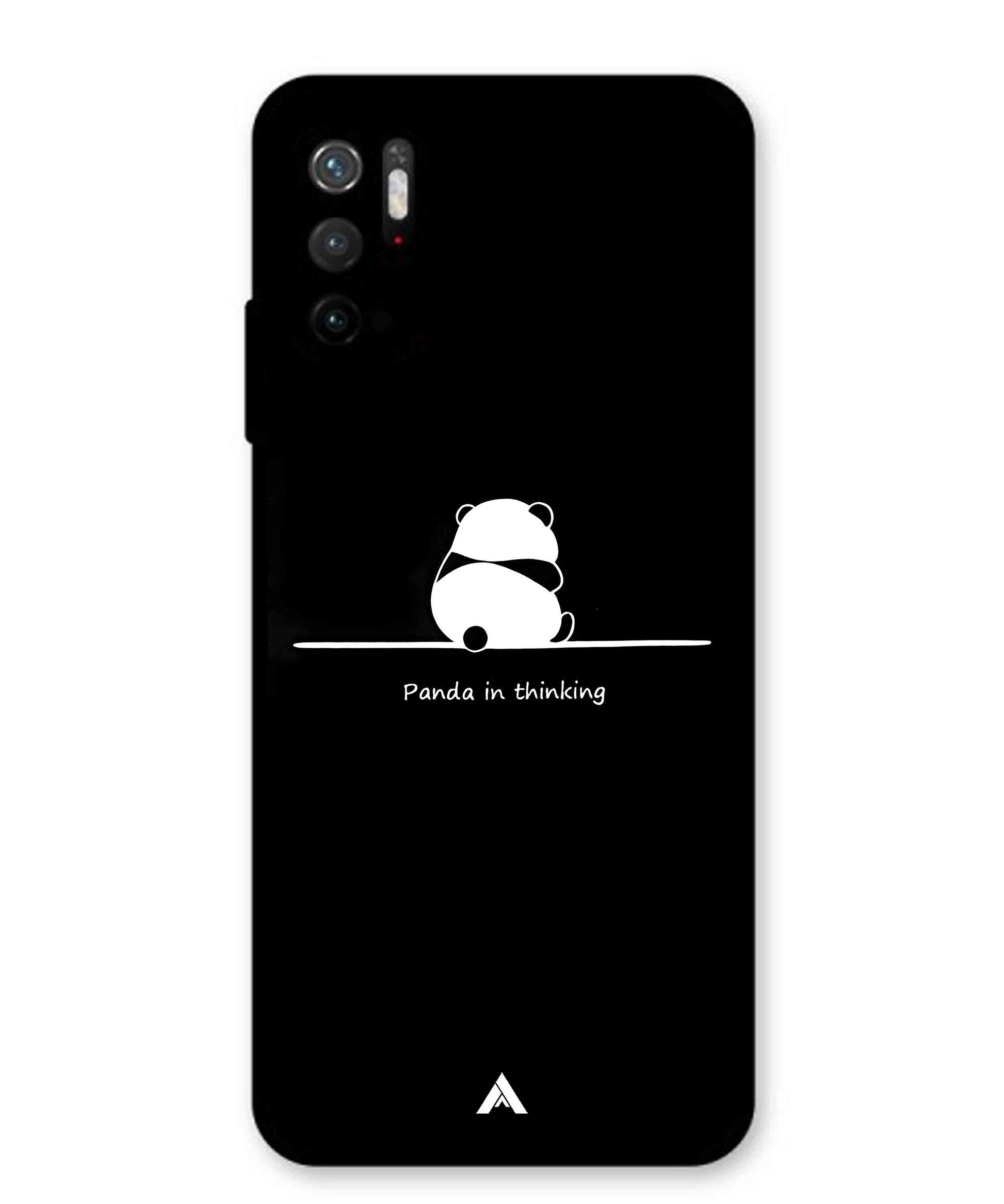 Thinking Panda Metal Back Cover Phone Case for Poco M3 Pro