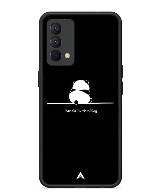 Thinking Panda Metal Back Cover Phone Case for Realme GT Master Edition