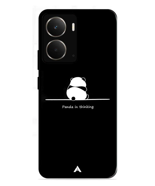 Thinking Panda Metal Back Cover Phone Case for Realme P3