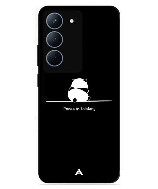 Thinking Panda Metal Back Cover Phone Case for Realme P3X