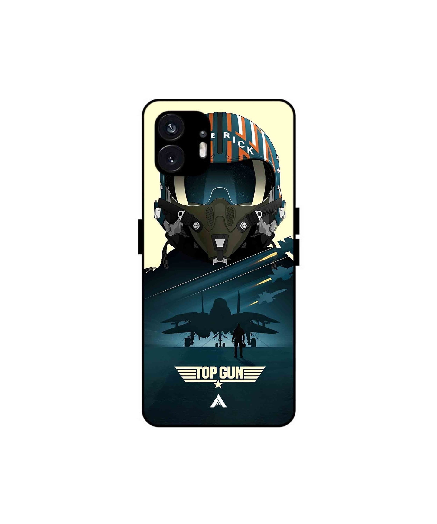 Top Gun Navy Metal Back Cover Phone Case for Nothing Phone 2 