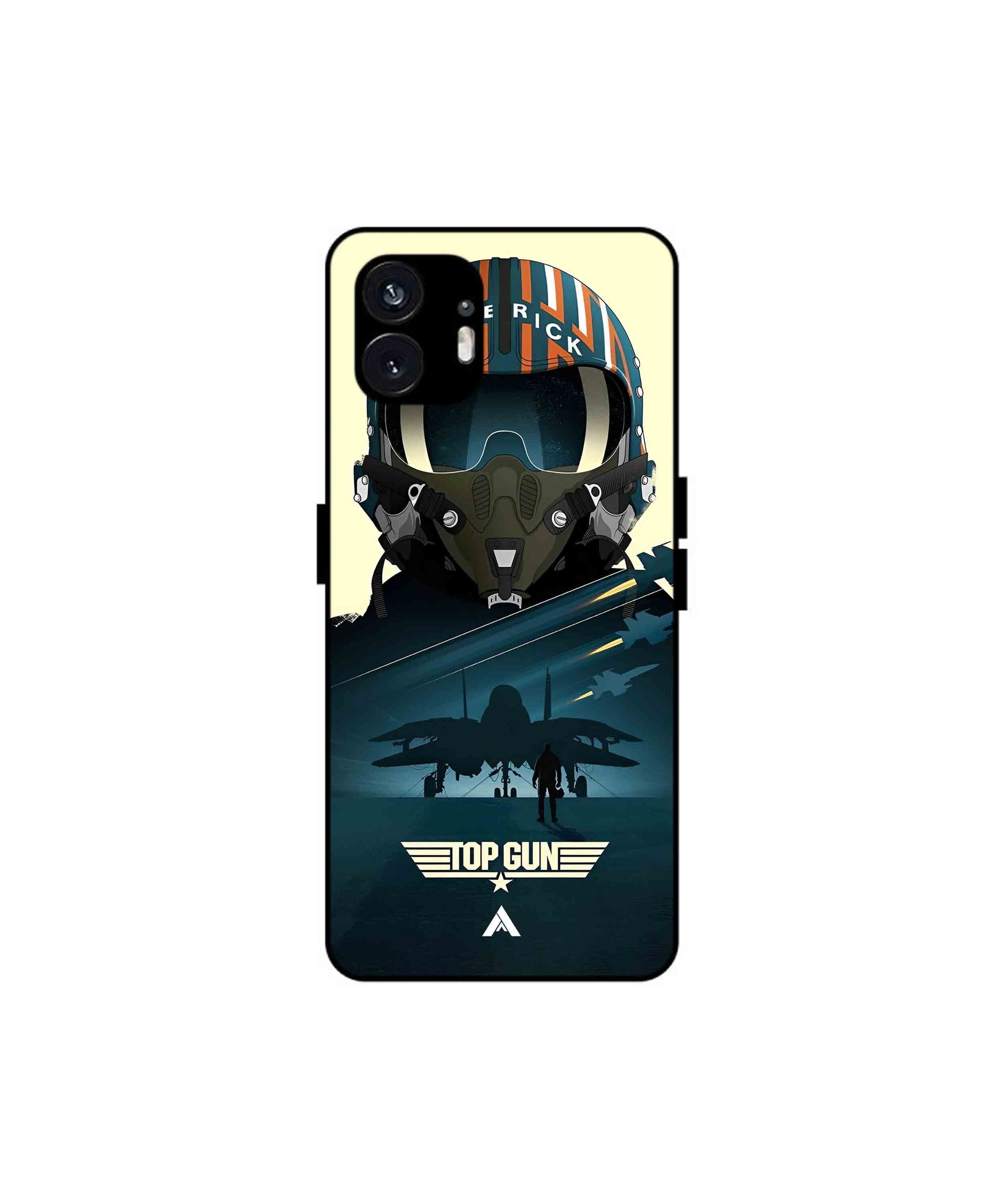 Top Gun Navy Metal Back Cover Phone Case for Nothing Phone 2 