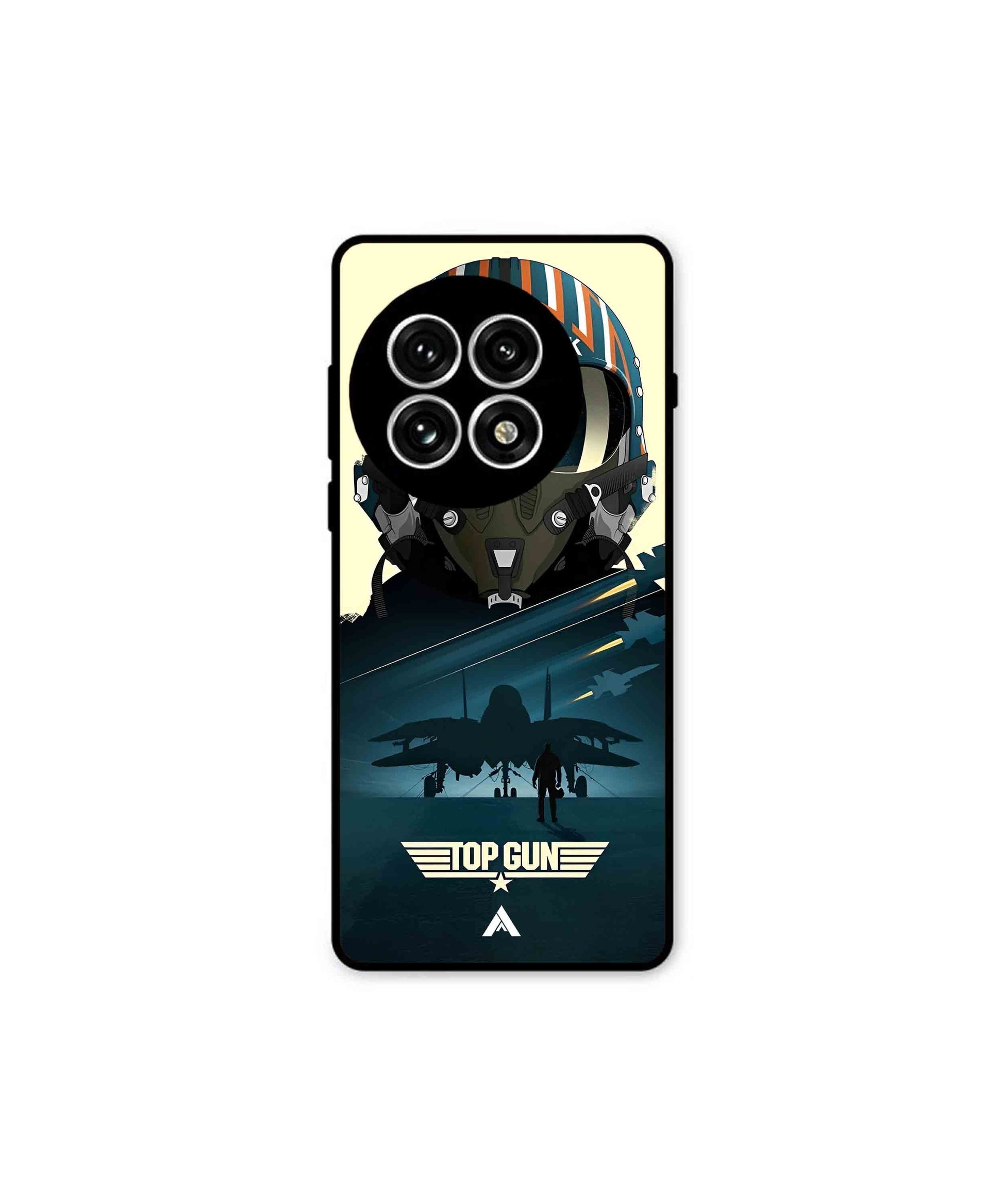 Top Gun Navy Metal Back Cover Phone Case for Oneplus 13R 
