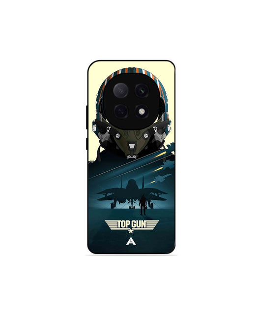 Top Gun Navy Metal Back Cover Phone Case for Oppo F29 Pro 