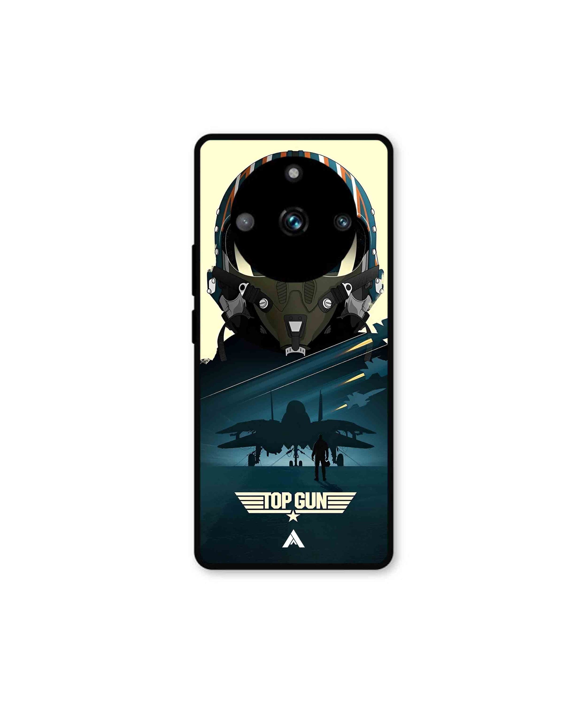 Top Gun Navy Metal Back Cover Phone Case for Realme 11 Pro 