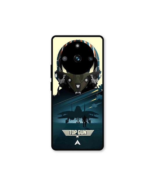 Top Gun Navy Metal Back Cover Phone Case for Realme 11 Pro 