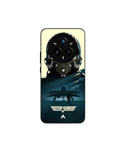 Top Gun Navy Metal Back Cover Phone Case for Realme 14 Pro 