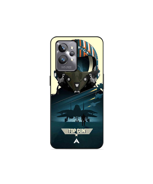 Top Gun Navy Metal Back Cover Phone Case for Realme GT 2 Pro 