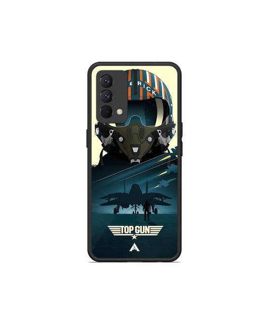 Top Gun Navy Metal Back Cover Phone Case for Realme GT Master Edition 