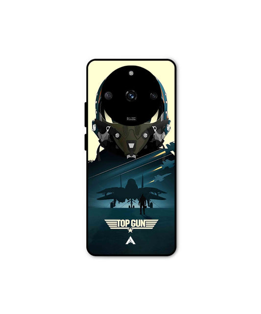 Top Gun Navy Metal Back Cover Phone Case for Realme Narzo 60 