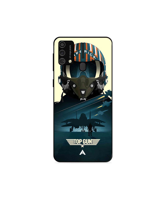 Top Gun Navy Metal Back Cover Phone Case for Samsung Galaxy M31 