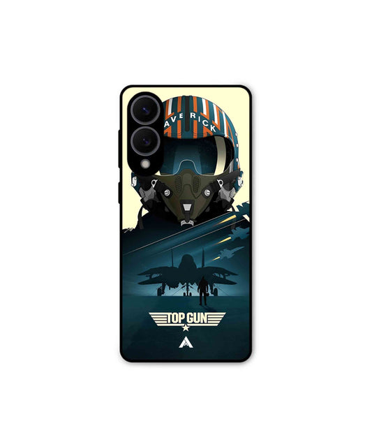 Top Gun Navy Metal Back Cover Phone Case for Samsung Galaxy S25 Edge 