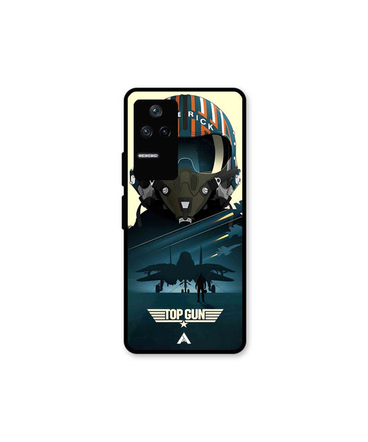 Top Gun Navy Metal Back Cover Phone Case for Xiaomi Redmi K40s 