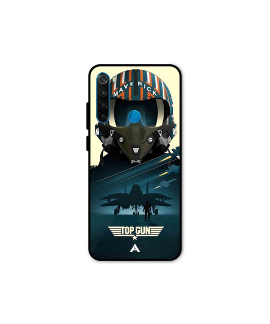 Top Gun Navy Metal Back Cover Phone Case for Xiaomi Redmi Note 8 