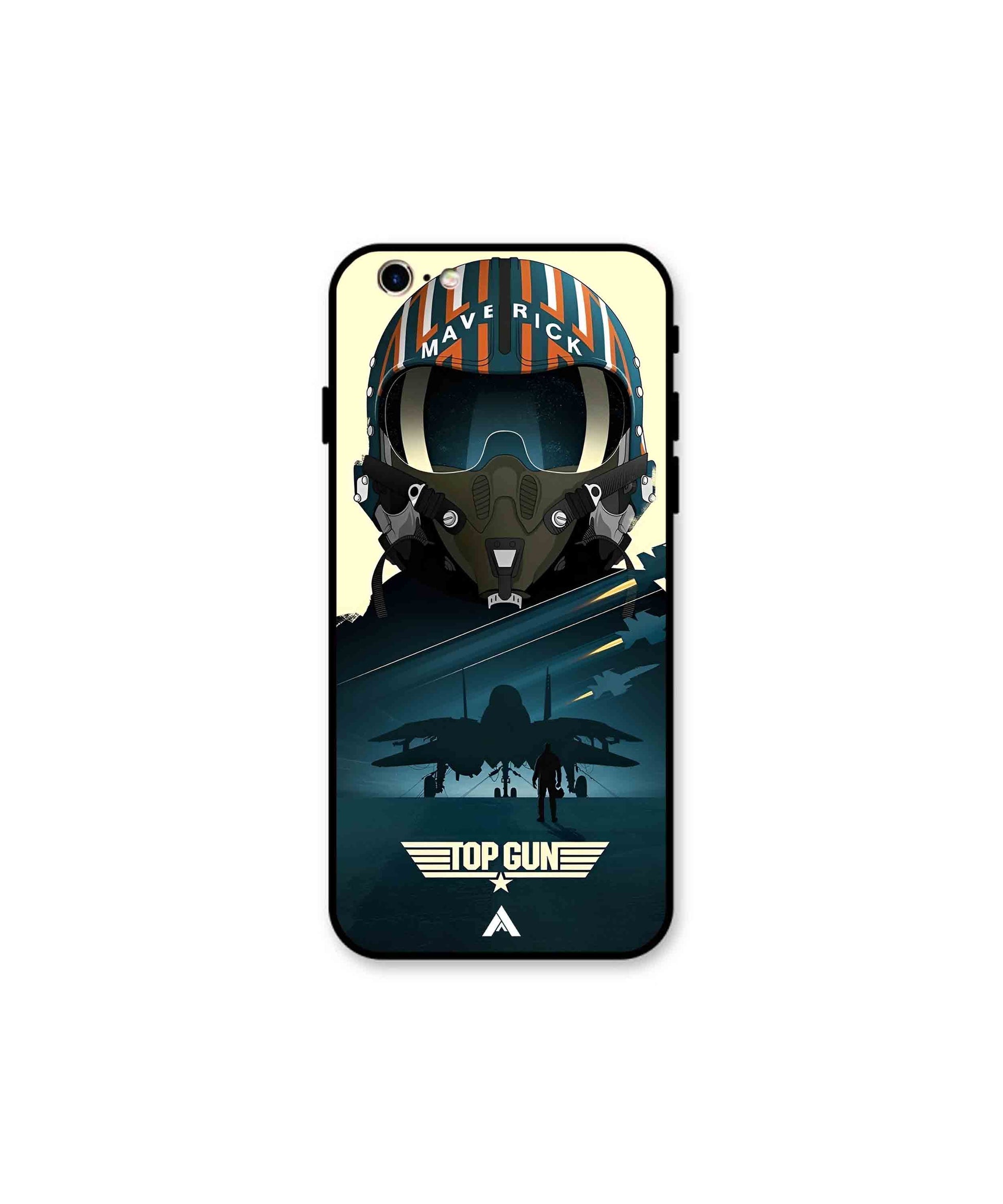 Top Gun Navy Metal Back Cover Phone Case for iPhone 11 