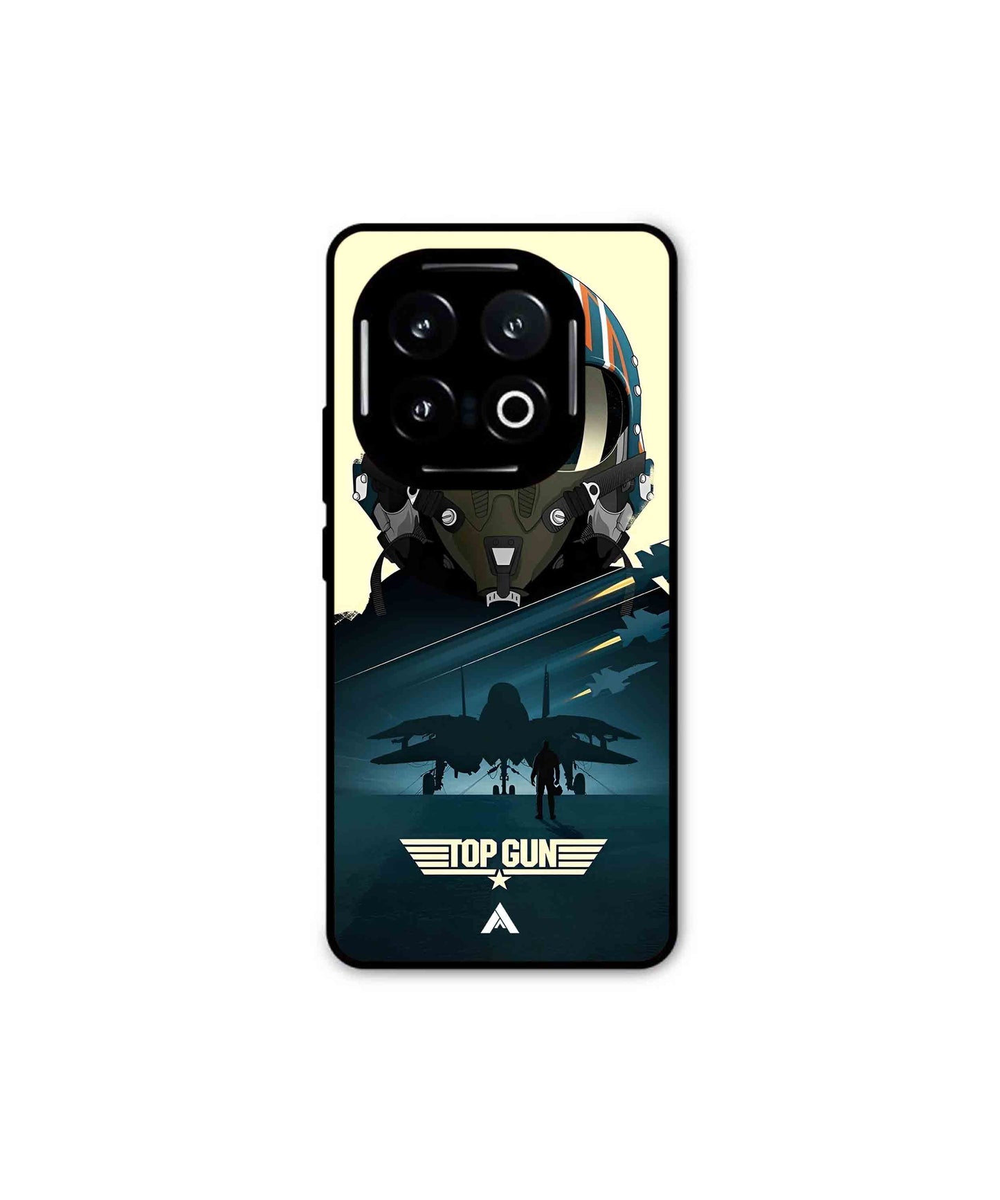 Top Gun Navy Metal Back Cover Phone Case for iQOO 13 