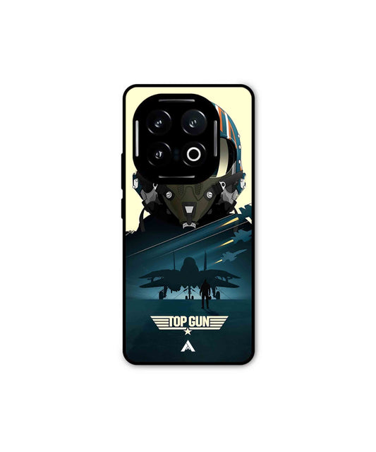 Top Gun Navy Metal Back Cover Phone Case for iQOO 13 