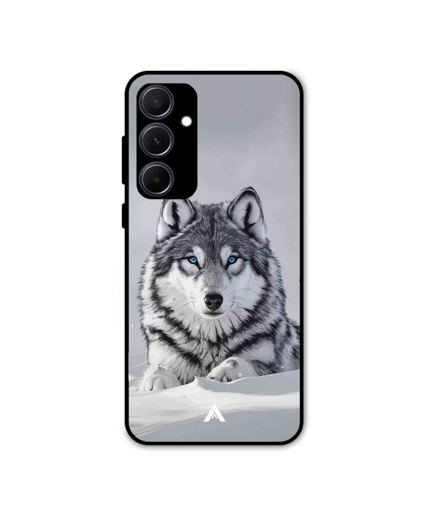 White Wolf Casora 01 Metal Back Cover Phone Case