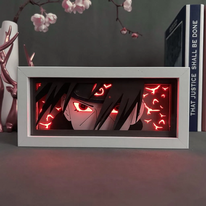 Naruto Itachi Uchiha 3D Anime Light Box Lamp - Ascension Store