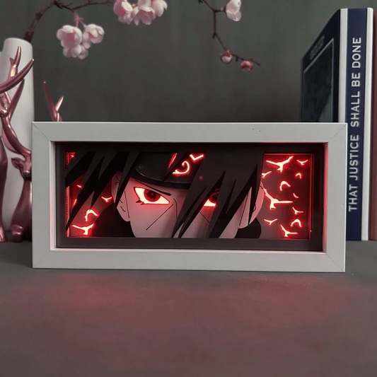 Naruto Itachi Uchiha 3D Anime Light Box Lamp - Ascension Store