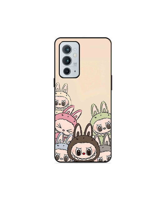 Zimomo Labubu Metal Back Cover Phone Case for Oneplus 9RT